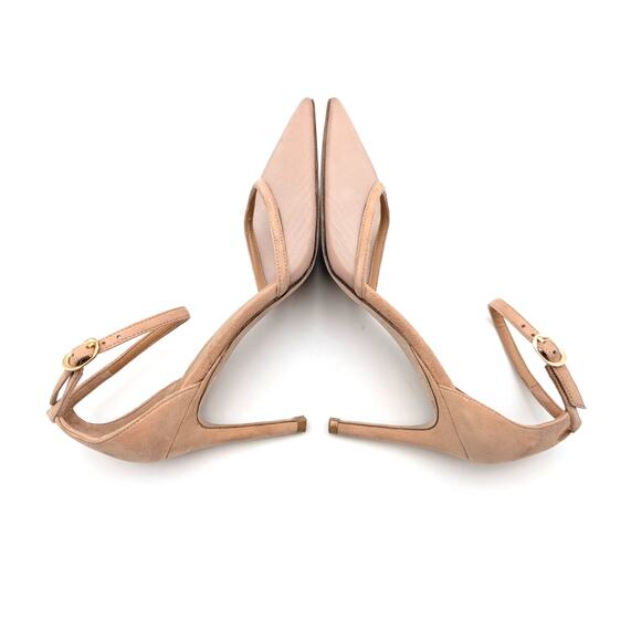 Stuart Weitzman 80mm Heel Pumps Ankle Straps Women's Pink Size US5.5 EU36 - Picture 9 of 12